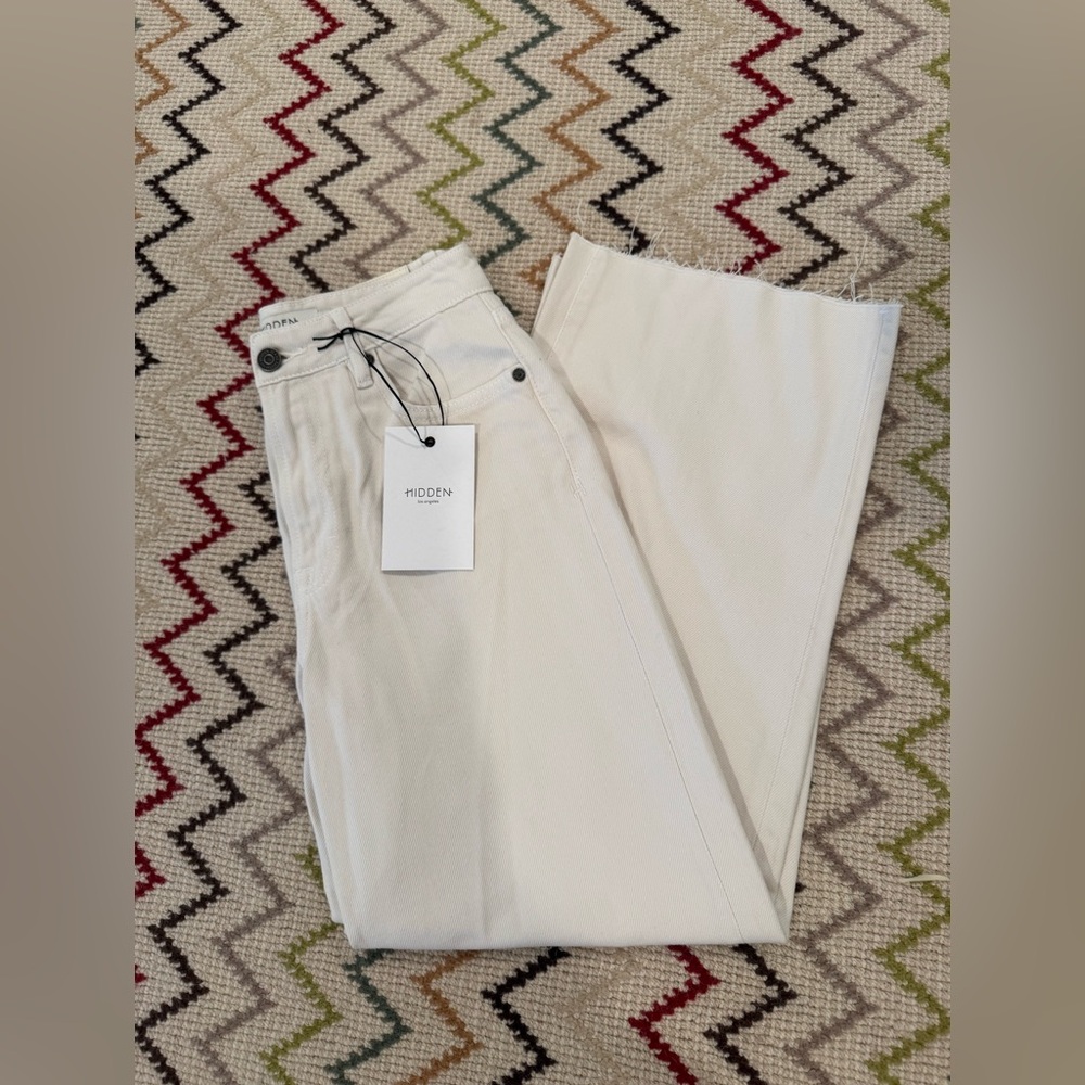 Ivory Wide leg Jeans